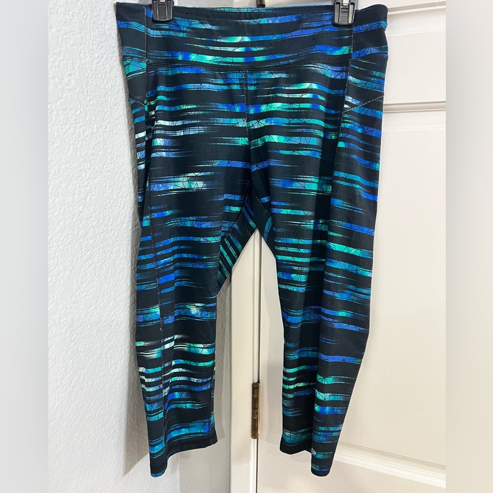 Champion Duodry striped crop leggings